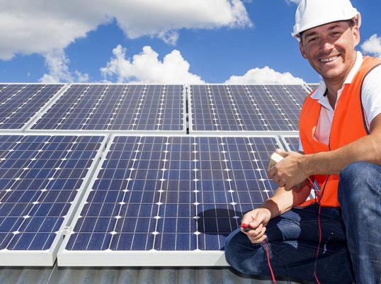Solar panels that are properly maintained